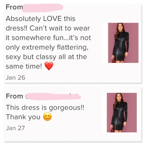 Reptile Texture Black Glamorous Slim Mini Dress - Picture 10 of 16